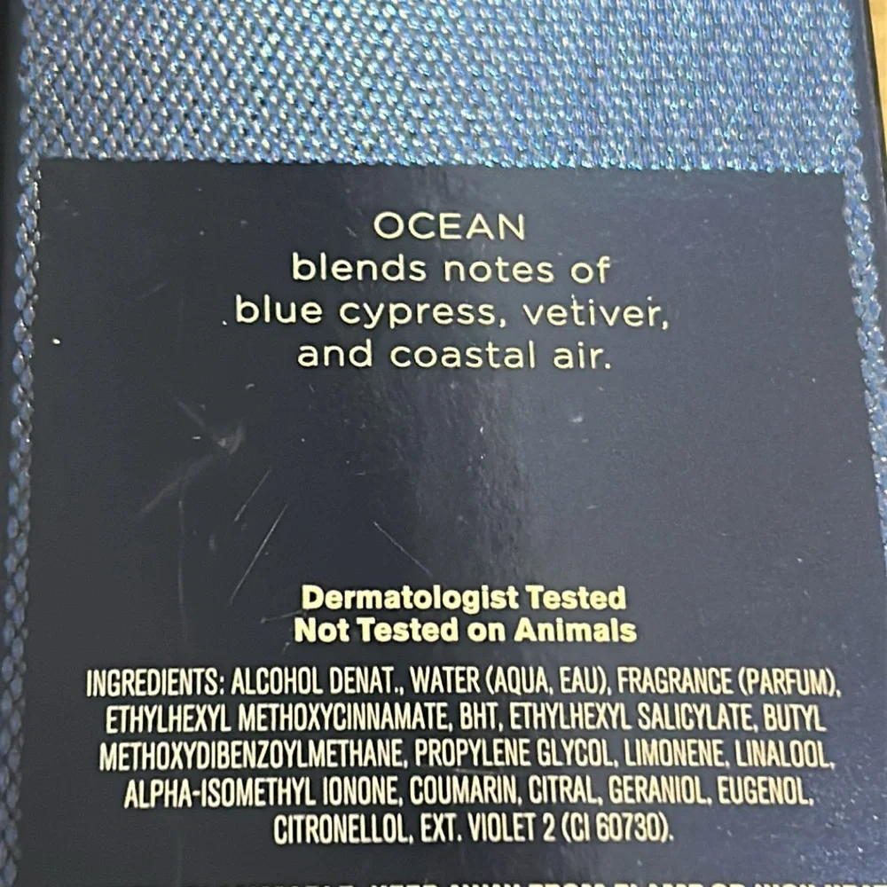 BATH & BODY WORKS | OCEAN Men’s Cologne